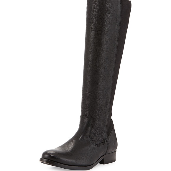Molly Stretch-Back Tall Boot, Black - Picture 2 of 4